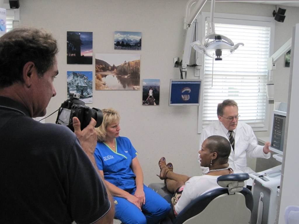 Capturing marketing and public relations images at a physician's office